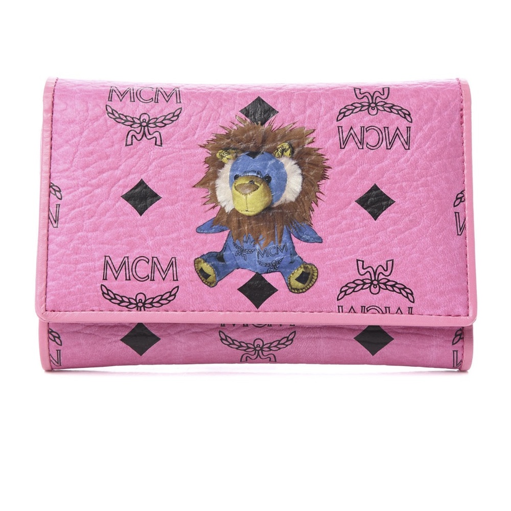 Authentic MCM trifold wallet
